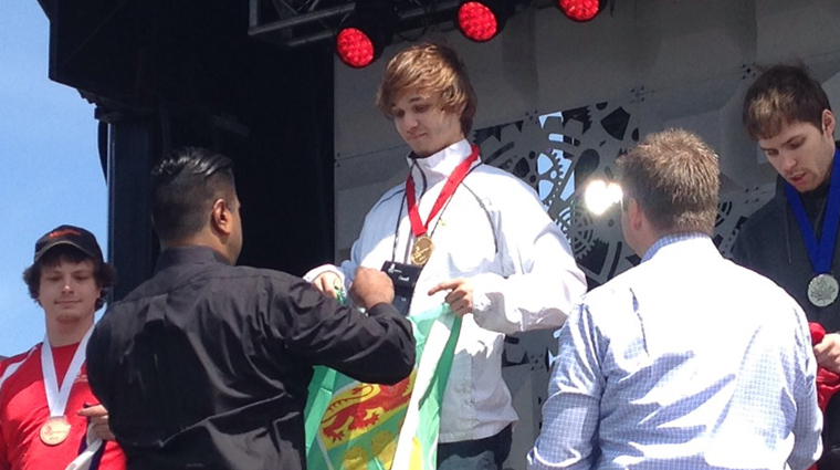 Sask Polytech student wins gold medal and Best of Region award at Skills Canada National Competition
