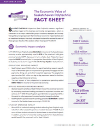 Economic impact fact sheet coverpage