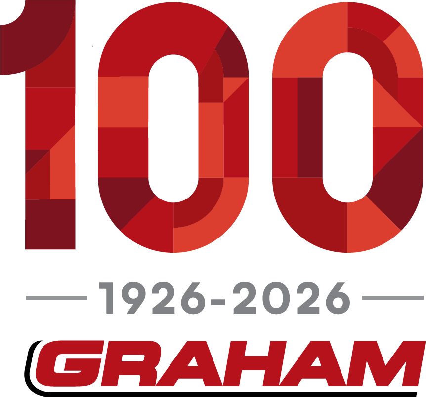 Graham 100th anniversary logo