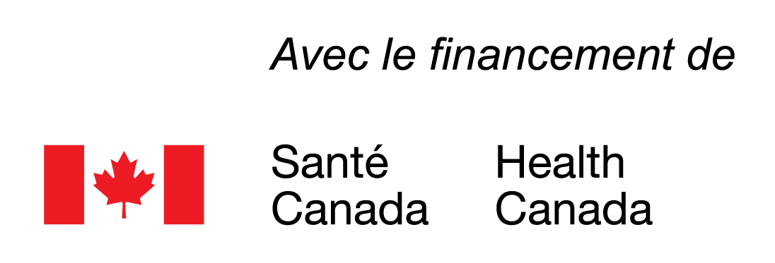 Avec le financement de Sante Canada / Health Canada logo