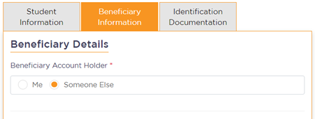 Beneficiary details