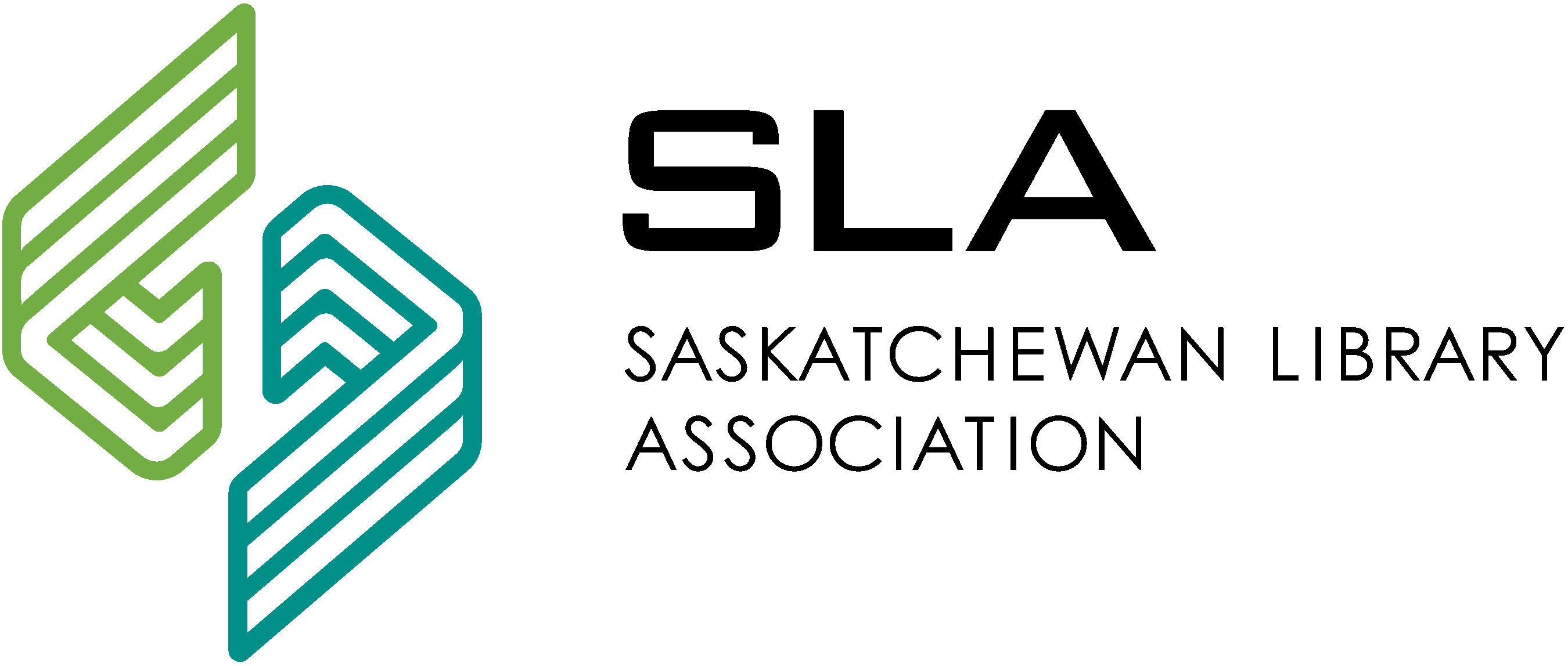Saskatchewan  Library Association logo