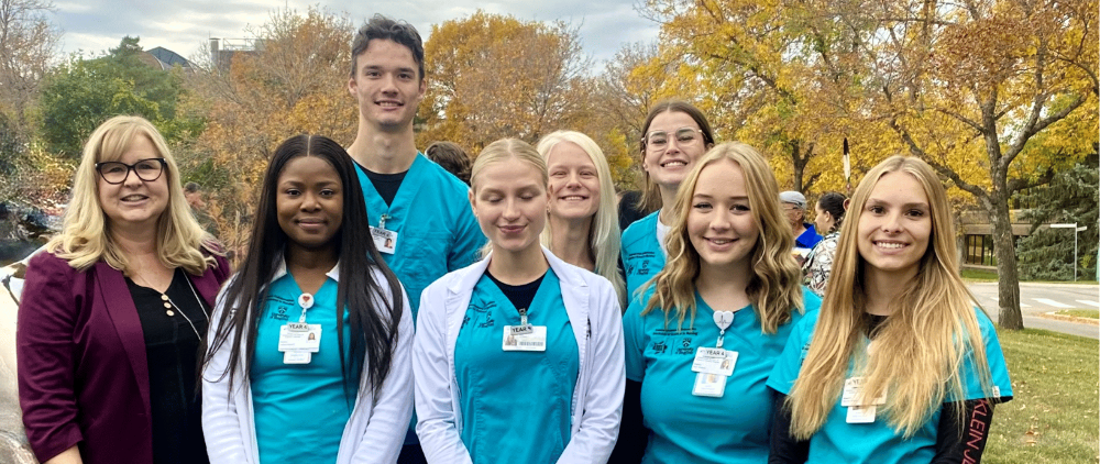 Chrsita and nursing students