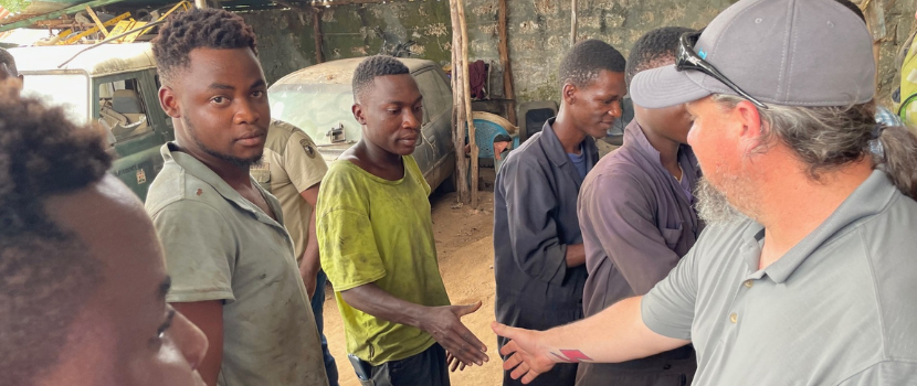 Meeting welders in Kenya