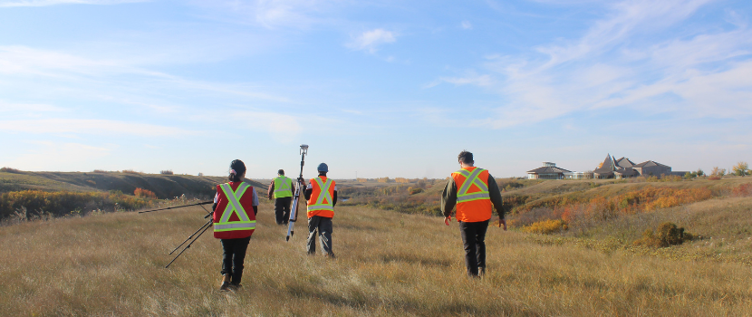 Field work at Wanuskewin Heritage Park