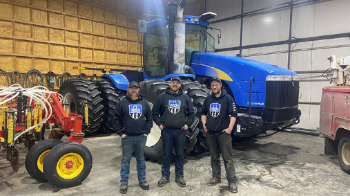 Ag Machinery Tech Trio Mark Successful First Year in New Business by Giving Back
