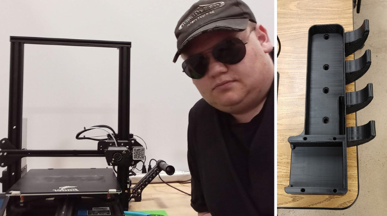 Jason and 3D printer