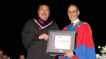Grand Chief Brian Hardlotte receives honorary degree at Sask Polytech, Prince Albert Campus convocation