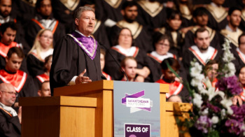 John Schmeiser receives honorary degree at Sask Polytech, Moose Jaw Campus convocation