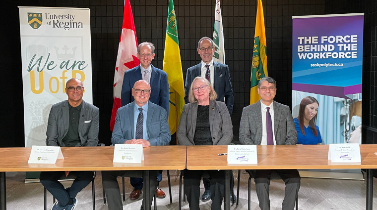 Agreement supports Saskatchewan Polytechnic education certificate students entering the U of R’s Bachelor of Education program