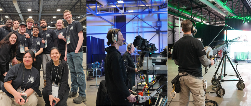 Students working at telemiracle