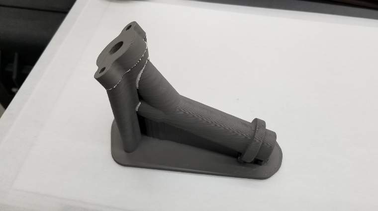 Intake manifold fresh out of 3d printer