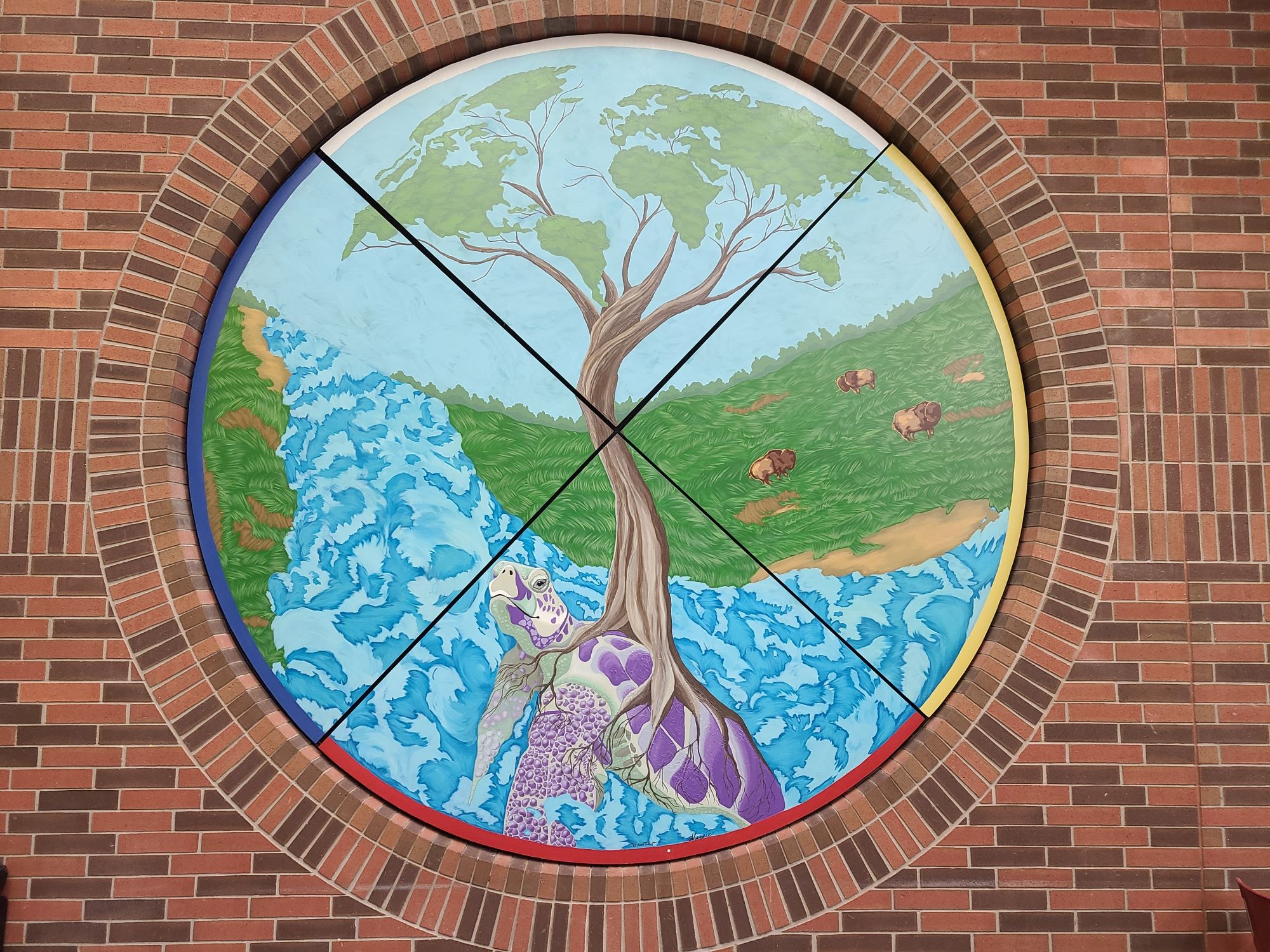 Indigenous mural