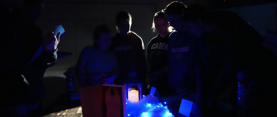 Escape room activity at Girls in Trades event