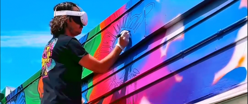 layering augmented reality onto murals