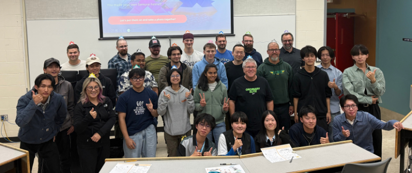 Nagano and Sask Polytech students group photo