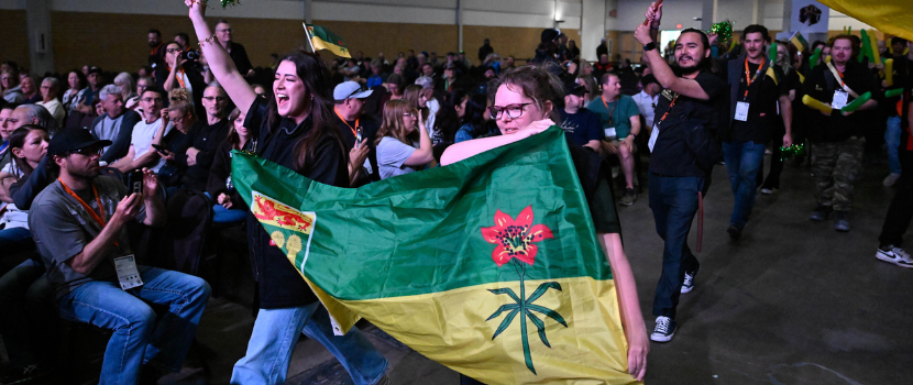 Sask Flag at skills canada national competition