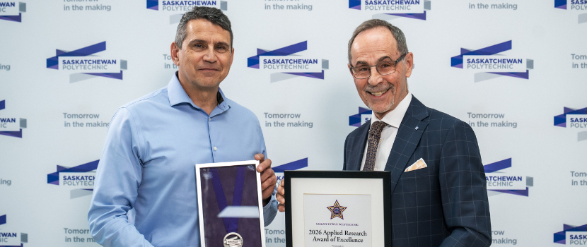 Blaine Chartrand receives award
