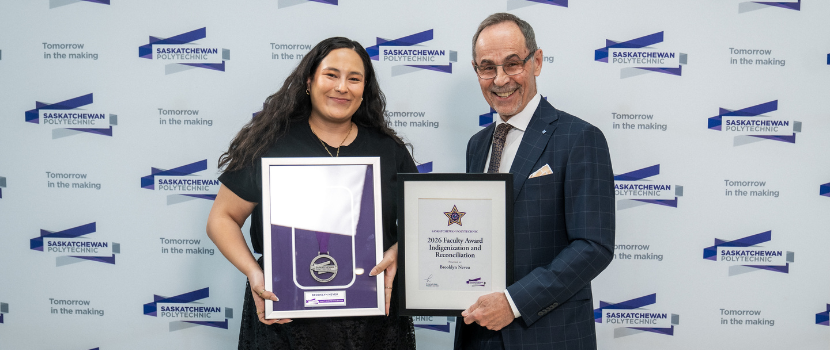 Brooklyn Neveu receives award