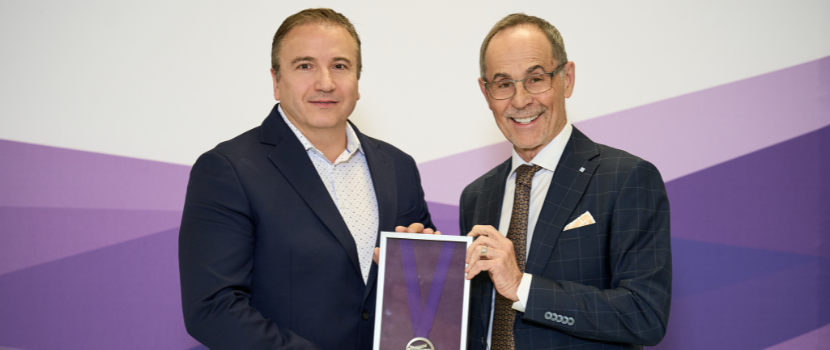 Dean Lefebvre receives award