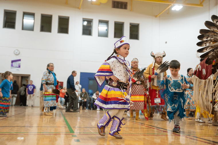 powwow kids dancing