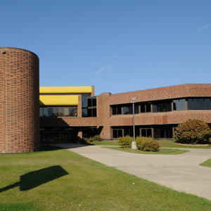 Front of Prince Albert campus technical building