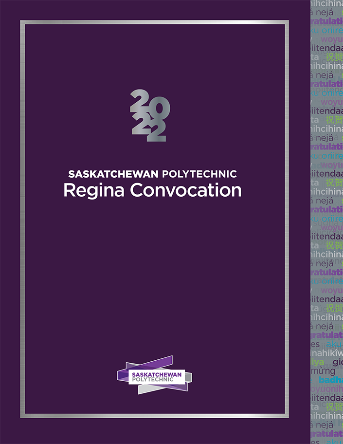 Regina convocation program cover thumbnail