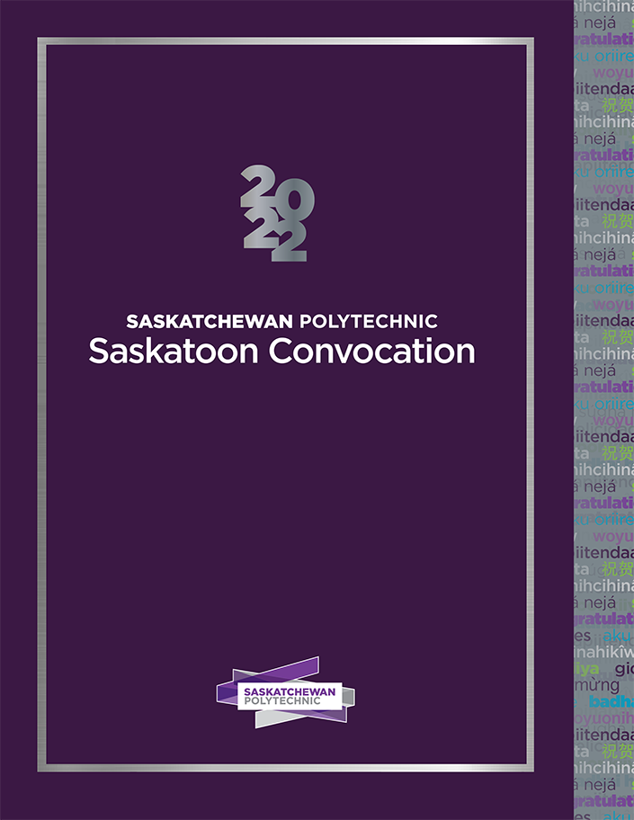 Saskatoon convocation program cover thumbnail