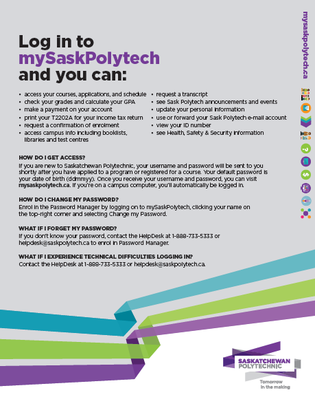 mySaskPolytech Quick Reference thumbnail